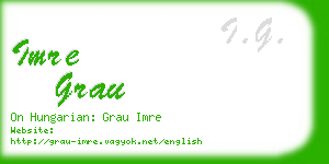 imre grau business card